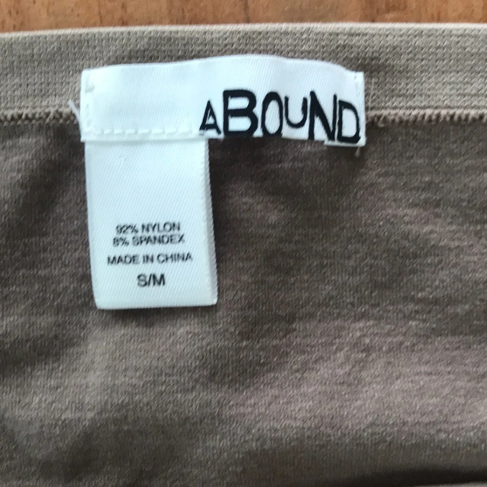 NWOT two bandeaus - tan and black